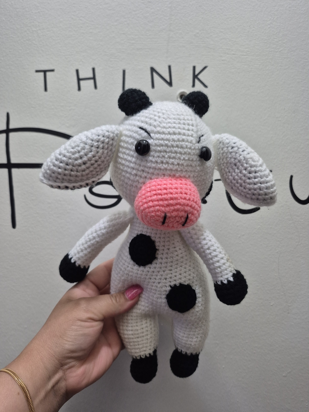 Cute Cow Crochet ☆ 100% Handcrafted Delicate Threads Super Soft Texture Plushie